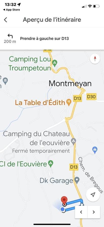 Le Refuge Apartment Montmeyan Ngoại thất bức ảnh